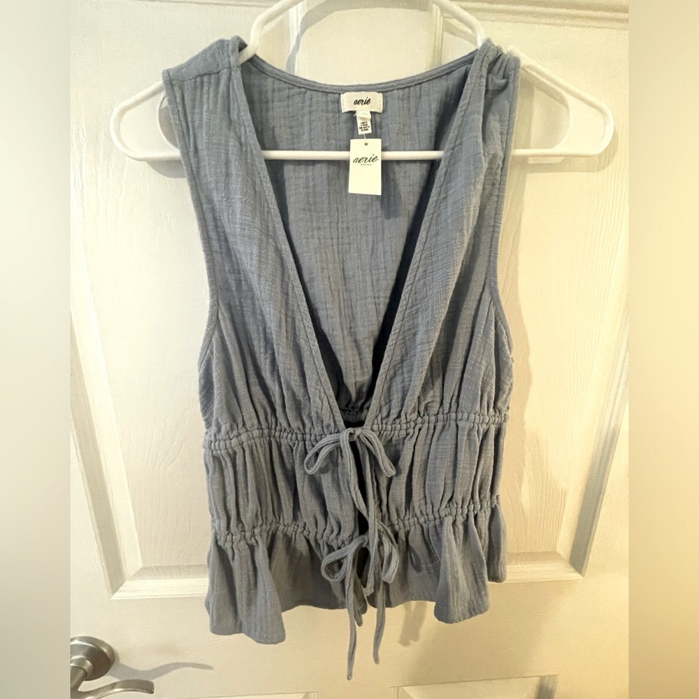 Aerie Tie Front Tank NWT